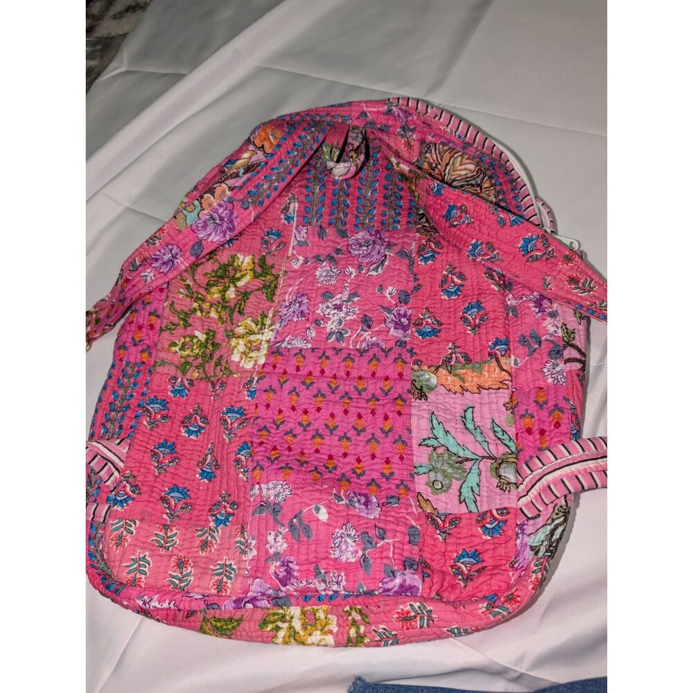 cotton patchwork backpack - Picture 2 of 7